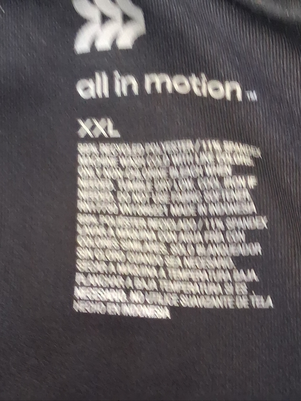 Women's NWT XXL All In Motion Thumb Hole 1/2 Zip Black Zip Pockets Sweatshirt - Picture 3 of 9